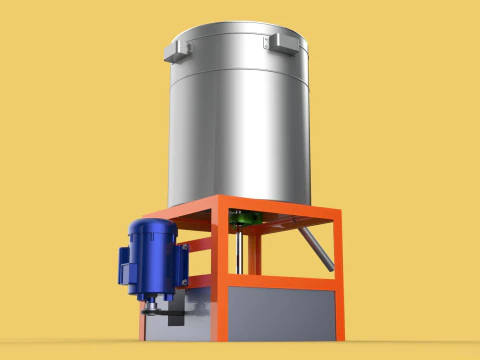 SPINNER DRAIN MACHINE OIL DRAINER FILTER FOOD CENTRIFUGAL DRYER 3D Model