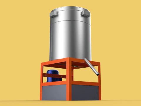 SPINNER DRAIN MACHINE OIL DRAINER FILTER FOOD CENTRIFUGAL DRYER 3D Model