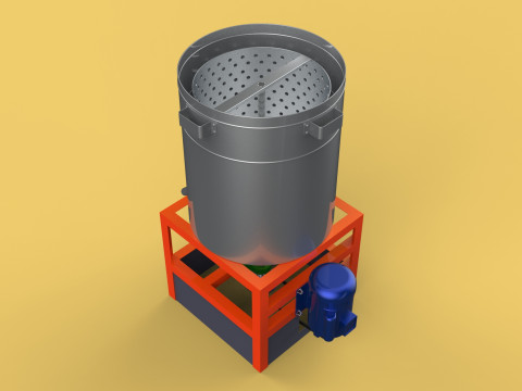 SPINNER DRAIN MACHINE OIL DRAINER FILTER FOOD CENTRIFUGAL DRYER Model 3D