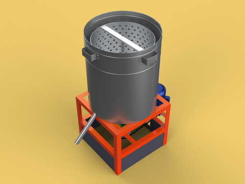 SPINNER DRAIN MACHINE OIL DRAINER FILTER FOOD CENTRIFUGAL DRYER Model 3D