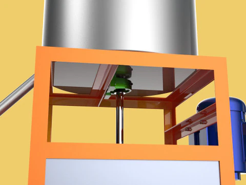 SPINNER DRAIN MACHINE OIL DRAINER FILTER FOOD CENTRIFUGAL DRYER 3D Model