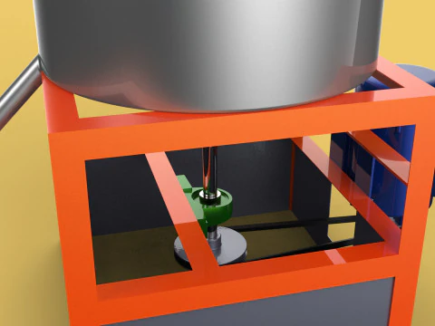 SPINNER DRAIN MACHINE OIL DRAINER FILTER FOOD CENTRIFUGAL DRYER 3D Model