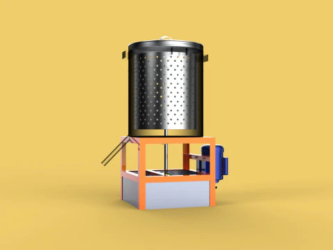 SPINNER DRAIN MACHINE OIL DRAINER FILTER FOOD CENTRIFUGAL DRYER 3D Model