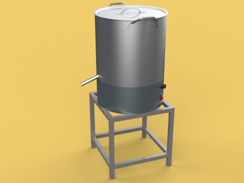 DRAINER SPINNER MACHINE OIL DRAIN FILTER FOOD CENTRIFUGAL DRYER 3D Model