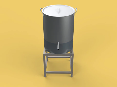 DRAINER SPINNER MACHINE OIL DRAIN FILTER FOOD CENTRIFUGAL DRYER 3D Model