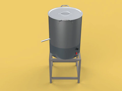 DRAINER SPINNER MACHINE OIL DRAIN FILTER FOOD CENTRIFUGAL DRYER 3D Model