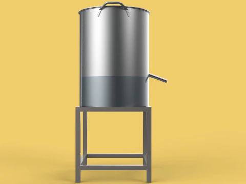 DRAINER SPINNER MACHINE OIL DRAIN FILTER FOOD CENTRIFUGAL DRYER 3D Model
