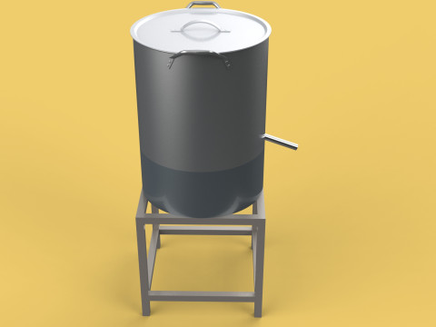 DRAINER SPINNER MACHINE OIL DRAIN FILTER FOOD CENTRIFUGAL DRYER 3D मॉडल