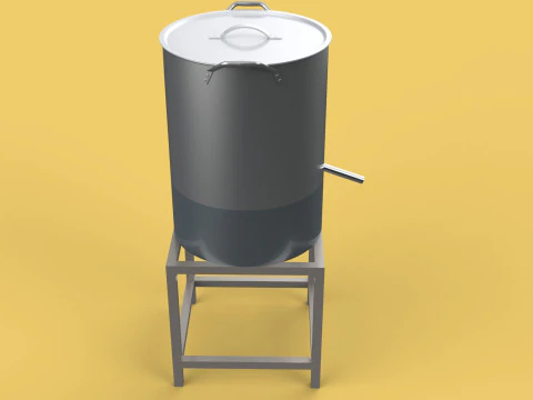 DRAINER SPINNER MACHINE OIL DRAIN FILTER FOOD CENTRIFUGAL DRYER 3D Model