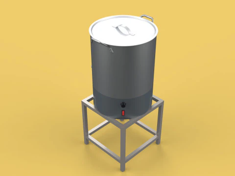 DRAINER SPINNER MACHINE OIL DRAIN FILTER FOOD CENTRIFUGAL DRYER 3D Model