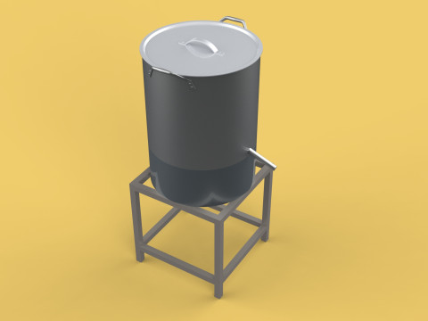 DRAINER SPINNER MACHINE OIL DRAIN FILTER FOOD CENTRIFUGAL DRYER 3D मॉडल