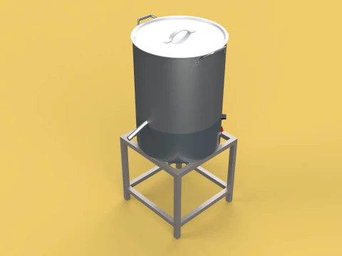 DRAINER SPINNER MACHINE OIL DRAIN FILTER FOOD CENTRIFUGAL DRYER 3D Model