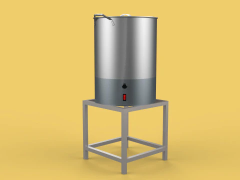 DRAINER SPINNER MACHINE OIL DRAIN FILTER FOOD CENTRIFUGAL DRYER 3D Model