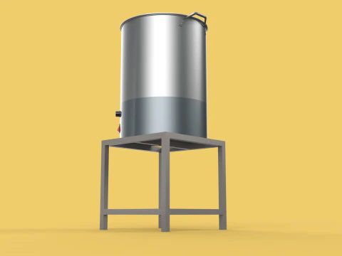 DRAINER SPINNER MACHINE OIL DRAIN FILTER FOOD CENTRIFUGAL DRYER 3D Model