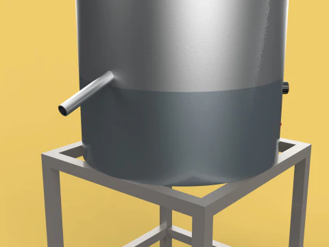 DRAINER SPINNER MACHINE OIL DRAIN FILTER FOOD CENTRIFUGAL DRYER 3D Model