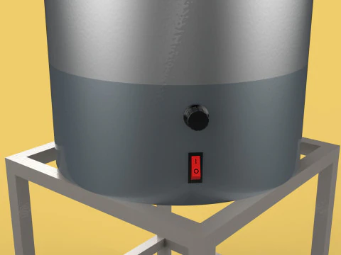 DRAINER SPINNER MACHINE OIL DRAIN FILTER FOOD CENTRIFUGAL DRYER 3D Model