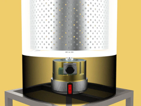 DRAINER SPINNER MACHINE OIL DRAIN FILTER FOOD CENTRIFUGAL DRYER 3D Model
