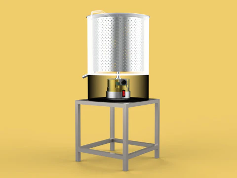 DRAINER SPINNER MACHINE OIL DRAIN FILTER FOOD CENTRIFUGAL DRYER 3D Model