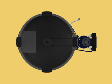 FOOD SPINNER MACHINE OIL DRAIN DRAINER FILTER CENTRIFUGAL DRYER 3D Model