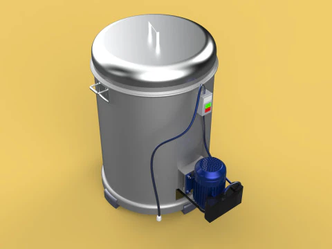 FOOD SPINNER MACHINE OIL DRAIN DRAINER FILTER CENTRIFUGAL DRYER 3D Model