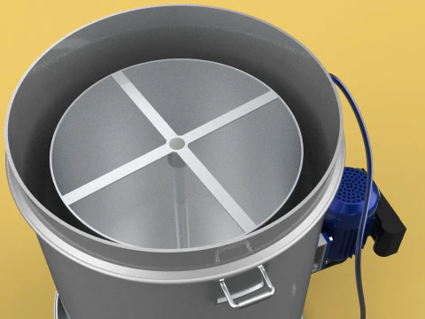 FOOD SPINNER MACHINE OIL DRAIN DRAINER FILTER CENTRIFUGAL DRYER 3D Model
