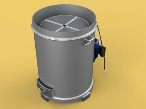 FOOD SPINNER MACHINE OIL DRAIN DRAINER FILTER CENTRIFUGAL DRYER 3D Model