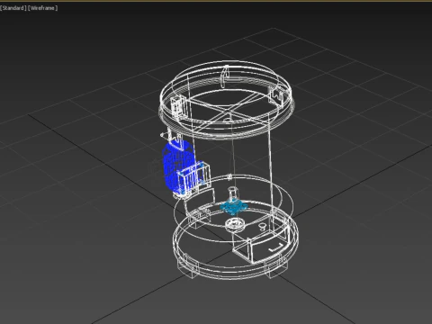 FOOD SPINNER MACHINE OIL DRAIN DRAINER FILTER CENTRIFUGAL DRYER 3D Model