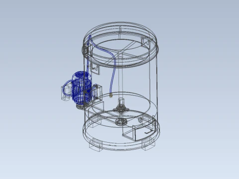 FOOD SPINNER MACHINE OIL DRAIN DRAINER FILTER CENTRIFUGAL DRYER 3D Model