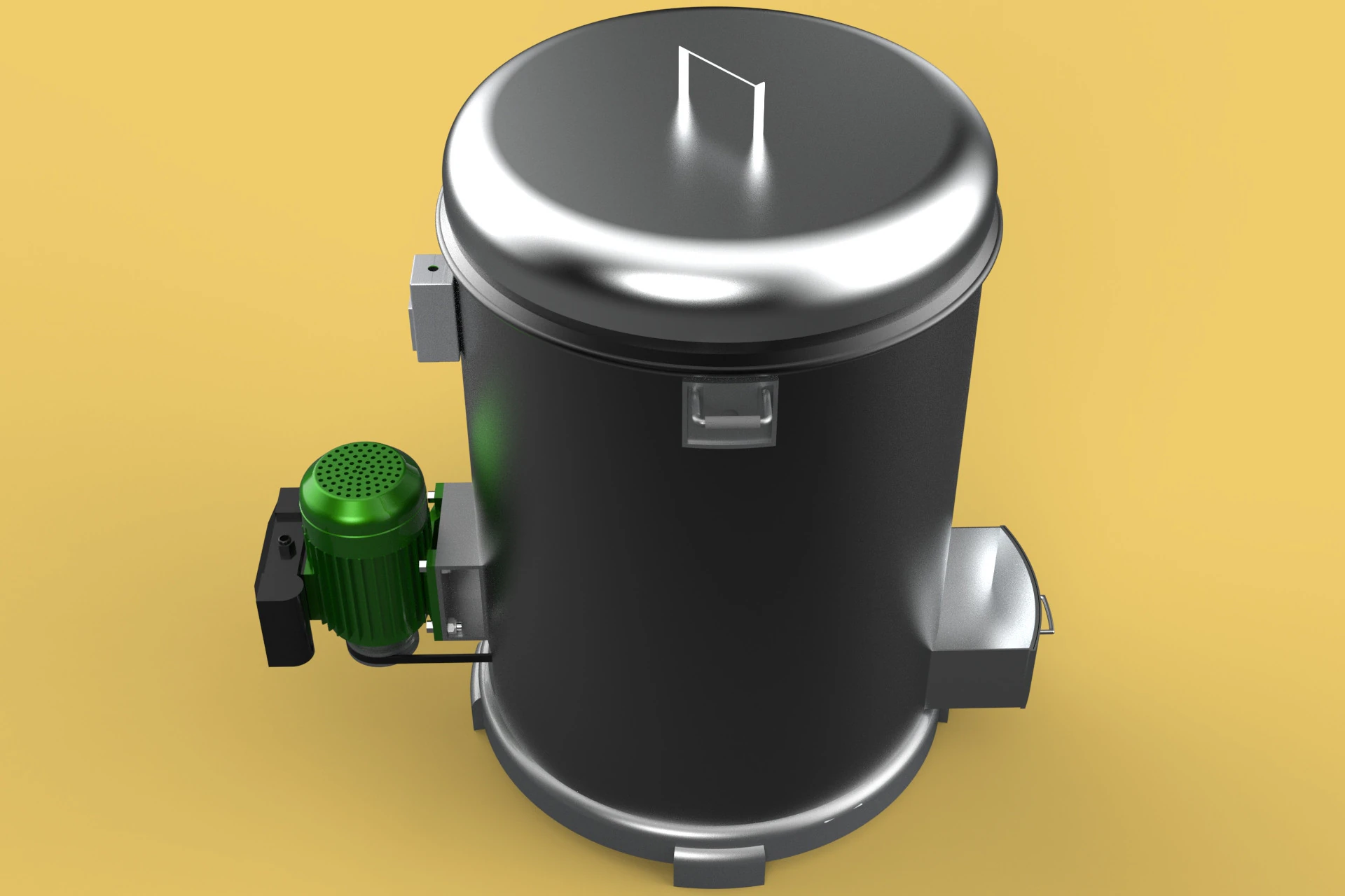 FOOD DRAINER SPINNER MACHINE OIL DRAIN FILTER CENTRIFUGAL DRYER 3D Model .c4d .max .obj .3ds .fbx .stl .blend 