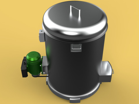 FOOD DRAINER SPINNER MACHINE OIL DRAIN FILTER CENTRIFUGAL DRYER 3D Model