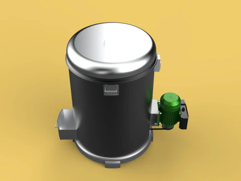 FOOD DRAINER SPINNER MACHINE OIL DRAIN FILTER CENTRIFUGAL DRYER 3D Model