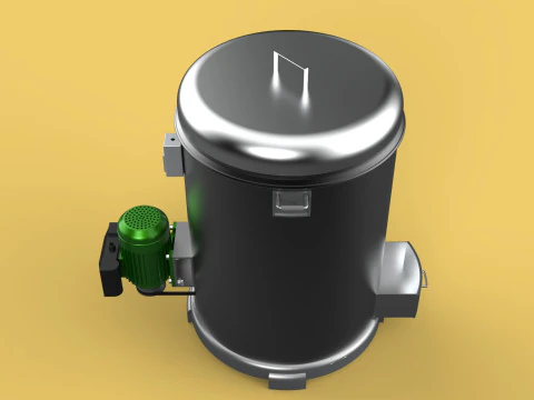 FOOD DRAINER SPINNER MACHINE OIL DRAIN FILTER CENTRIFUGAL DRYER 3D Model
