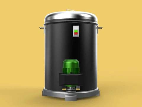 FOOD DRAINER SPINNER MACHINE OIL DRAIN FILTER CENTRIFUGAL DRYER 3D Model