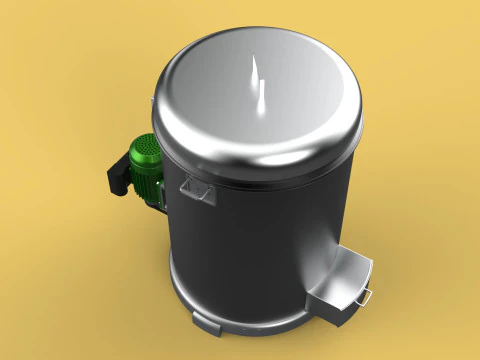 FOOD DRAINER SPINNER MACHINE OIL DRAIN FILTER CENTRIFUGAL DRYER 3D Model