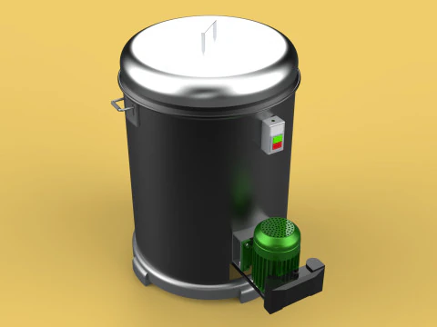FOOD DRAINER SPINNER MACHINE OIL DRAIN FILTER CENTRIFUGAL DRYER 3D Model