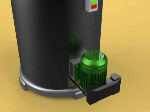 FOOD DRAINER SPINNER MACHINE OIL DRAIN FILTER CENTRIFUGAL DRYER 3D Model
