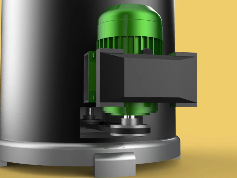 FOOD DRAINER SPINNER MACHINE OIL DRAIN FILTER CENTRIFUGAL DRYER 3D Model