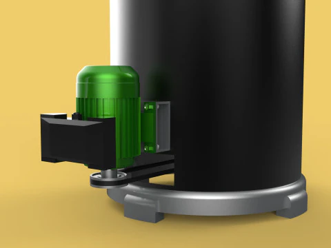 FOOD DRAINER SPINNER MACHINE OIL DRAIN FILTER CENTRIFUGAL DRYER 3D Model