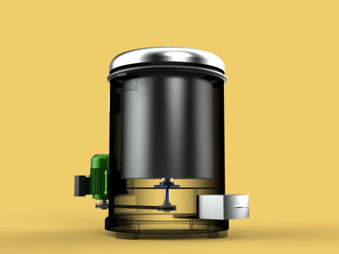 FOOD DRAINER SPINNER MACHINE OIL DRAIN FILTER CENTRIFUGAL DRYER 3D Model