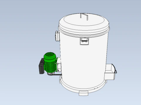 FOOD DRAINER SPINNER MACHINE OIL DRAIN FILTER CENTRIFUGAL DRYER 3D Model