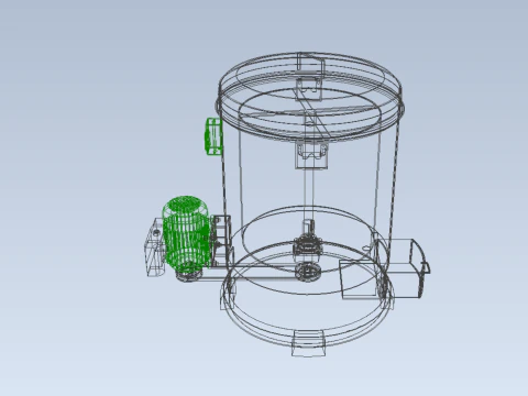 FOOD DRAINER SPINNER MACHINE OIL DRAIN FILTER CENTRIFUGAL DRYER 3D Model