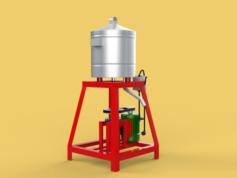 SPINNER MACHINE DEHYDRATOR DRAINER FILTER FOOD CENTRIFUGAL DRYER 3D 模型