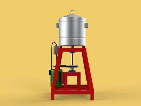 SPINNER MACHINE DEHYDRATOR DRAINER FILTER FOOD CENTRIFUGAL DRYER 3D Model