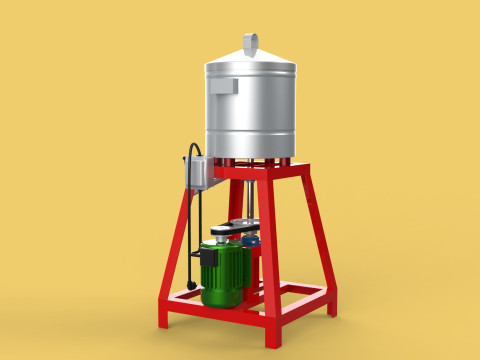 SPINNER MACHINE DEHYDRATOR DRAINER FILTER FOOD CENTRIFUGAL DRYER 3D 模型