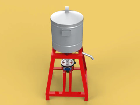 SPINNER MACHINE DEHYDRATOR DRAINER FILTER FOOD CENTRIFUGAL DRYER 3D Model