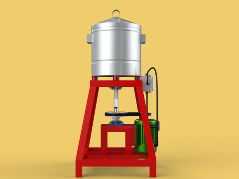 SPINNER MACHINE DEHYDRATOR DRAINER FILTER FOOD CENTRIFUGAL DRYER 3D 模型