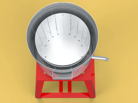 SPINNER MACHINE DEHYDRATOR DRAINER FILTER FOOD CENTRIFUGAL DRYER 3D Model