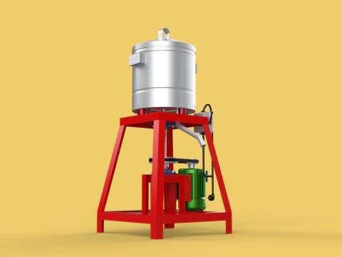 SPINNER MACHINE DEHYDRATOR DRAINER FILTER FOOD CENTRIFUGAL DRYER 3D Model