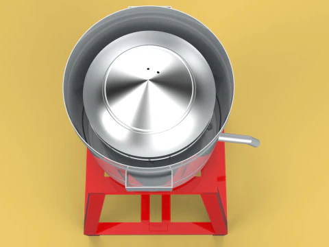 SPINNER MACHINE DEHYDRATOR DRAINER FILTER FOOD CENTRIFUGAL DRYER 3D Model