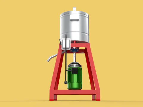 SPINNER MACHINE DEHYDRATOR DRAINER FILTER FOOD CENTRIFUGAL DRYER 3D Model